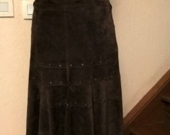 Jupe vintage,Jupe en daim de couleur marron,jupe femme,jupe fille,cadeau femme,cadeau fille,vêtements femme,vêtements fille,cadeau vintage,