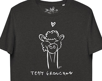 Team Gronchon | T-shirt Castle T-shirt, eco-responsible t-shirt Lama Drôle