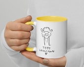 Mug Coloré Gronchon, mug lama amusant, lama fun, drôle de lama, mug coloré