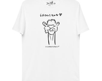 Gronchon | T-shirt Alpaca llama T-shirt, original t-shirt, castle