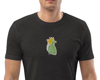 iconic! Heart | T-shirt Malmedy T-shirt | Organic clothing Liège | T-shirt embroidered | T-shirt embroidery