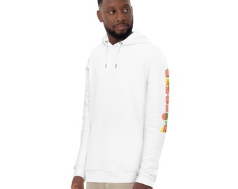 Malmedy geometric hoodie | organic hoodie | Malmédy clothing | theÜ