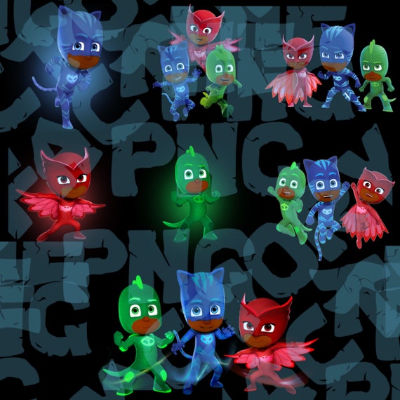 Download Pj Masks 33 Png Digital Images Cricut Birthday Topper Party Vinyl Stickers Svg