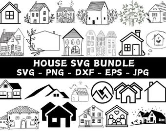 House Svg House Clipart House Png House Vector House Clip Art House ...