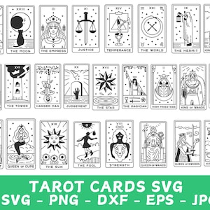 Cartas de tarô Svg, Tarô de bruxa svg, Arcanos maiores svg, Tarô celestial svg, Sol svg, Cartomante svg, Baralho de tarô svg, , Eps, Dxf, Png