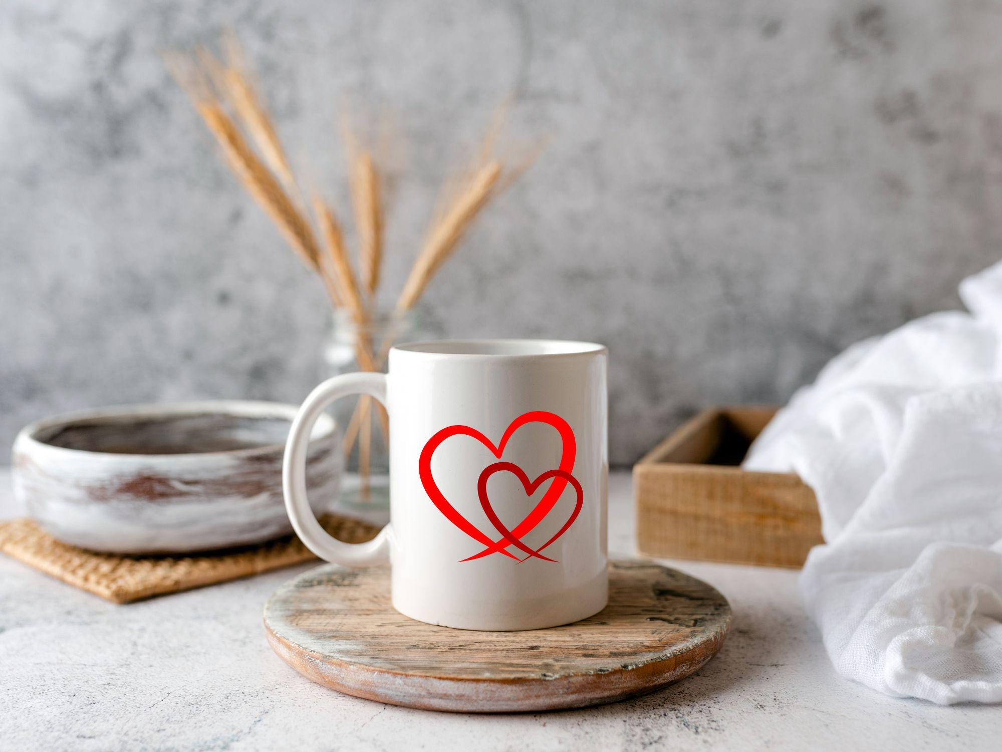 Red Hearts SVG Bundle: Valentine's Day Graphics (digital Download) - Etsy