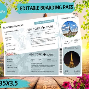 Instapkaart trip Parijs: verrassingsvakantie onthulling (directe download)