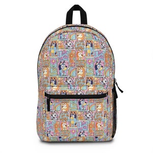 Mochila con afirmaciones positivas / Mochila bonita para niños / Mochila con un perro de dibujos animados