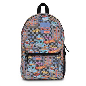 Racecar Inspired Backpack | Fun Back to School Supplies | Hot wheeeeel Backpack | Boys Back to School Backpack