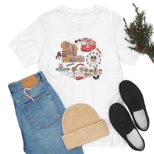 Bella Canvas CA Adventure Inspired Tee | DCA Inspired T-shirt | Disneyland Park Inspired Shirt