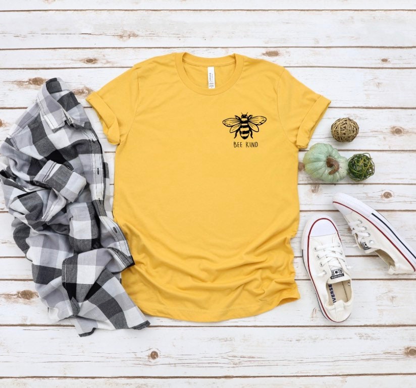 Bee Kind T-shirt Bumblee Bee Shirt Be Kind T-shirt | Etsy