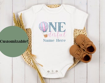 ONEderful World Onesie | Onederful World First Birthday Onesie | First Birthday Themes Onesie