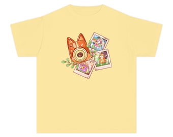 Jugend Komfort Farben Hundekamera mit Polaroids Tee |