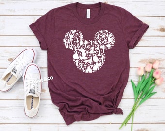 Mickey Mouse Character Shirt | Disney Character Tee | Mouse Head Shirt | Disneyland Shirt | Disneyworld Shirt