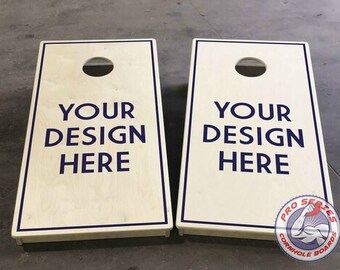 Custom Premium Cornhole Boards - Made in America - Regulation Size - Bags Included - Fast Free Shipping