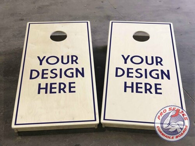 Custom Premium Cornhole Boards - Made in America - Regulation Size - Bags Included - Fast Free Shipping 