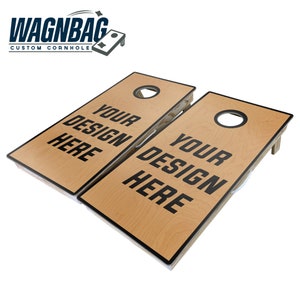 Premium Custom Cornhole Boards Set - Handcrafted - Fast Free Shipping - Bags Included