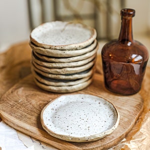 Cappucino white trinket , plate, sauser.