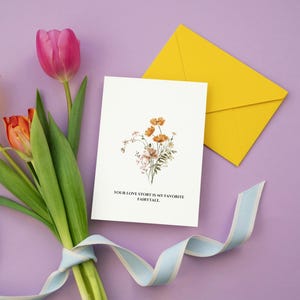 Boho Blumen Hochzeitseinladung Set | Rustikale Natur inspirierte Mohnblumen Hochzeitskarte