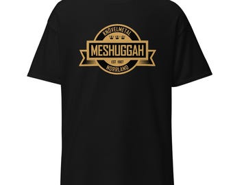 Meshuggah バンドにインスパイアされた T シャツ – プログレッシブ メタルのファンに最適