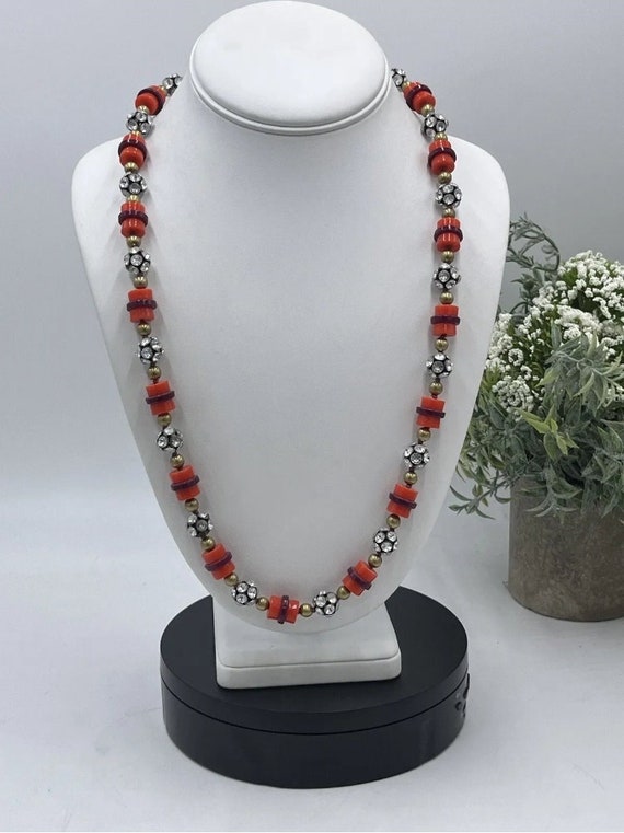 Collier Laiton Signé Serge Breton Bijou de Créateur Circa 1970