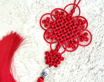 Hoogwaardige Chinese knoop |  Geknoopte bloem (handgemaakt)