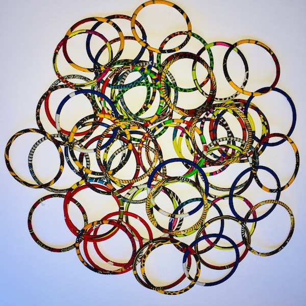 Ankara bracelets, african print bracelets, diy ankara bracelets