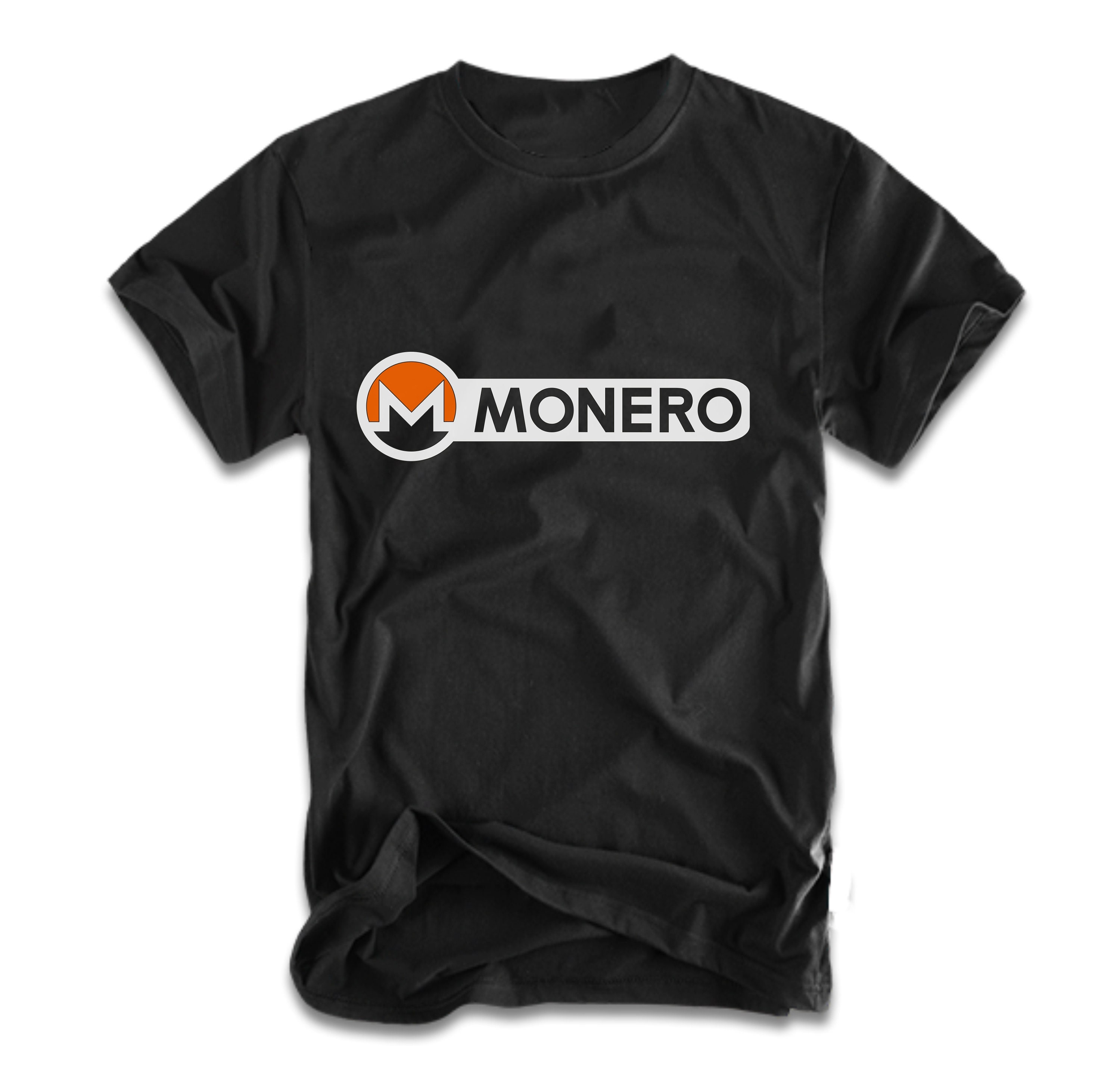 Monero XMR-T-shirt Hodl to the moon btc-T-shirt Crypto - Etsy België