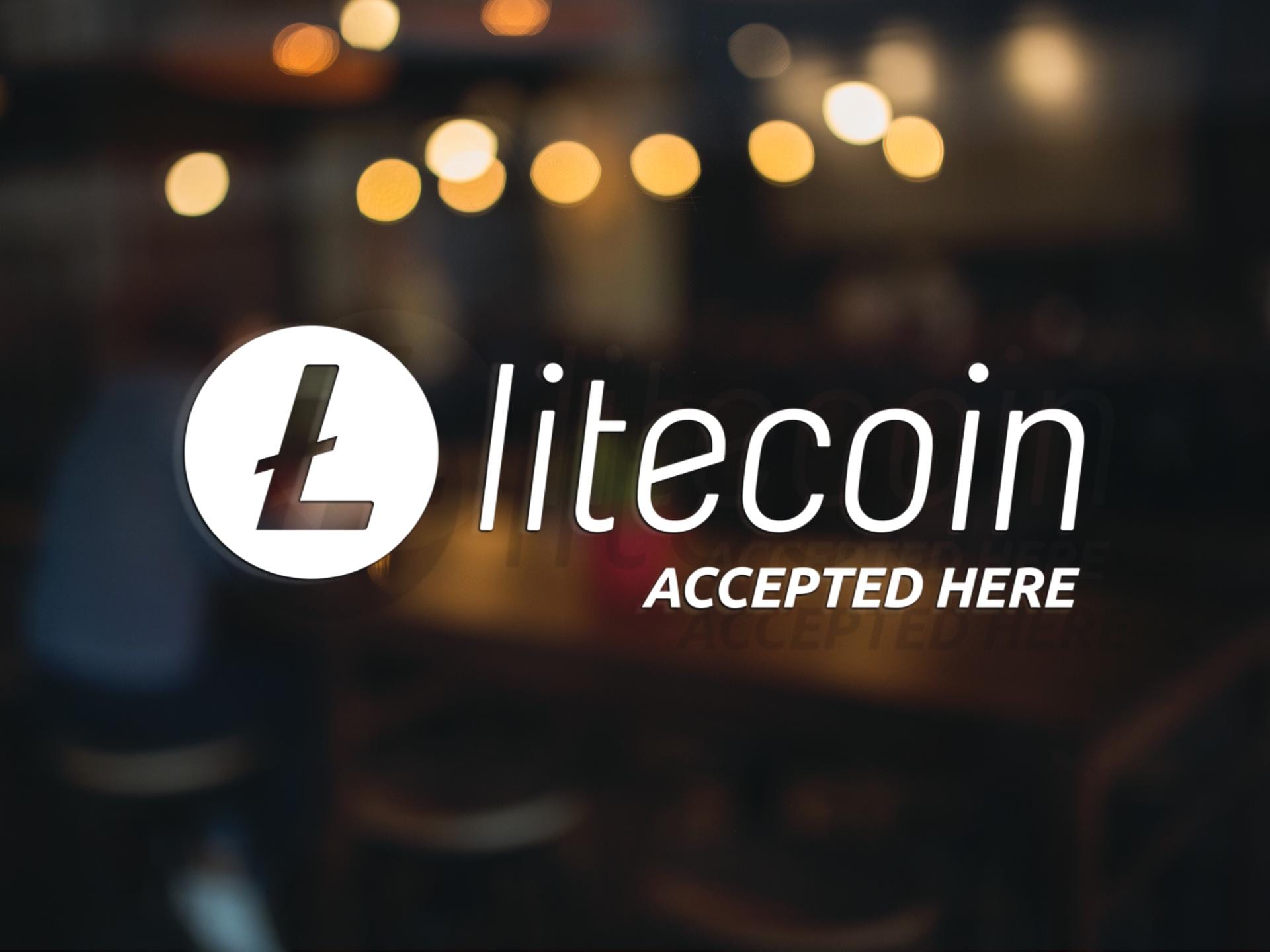 Litecoin はここで受け入れられます ステッカー ビニール デカール LTC 暗号ステッカー - Etsy 日本