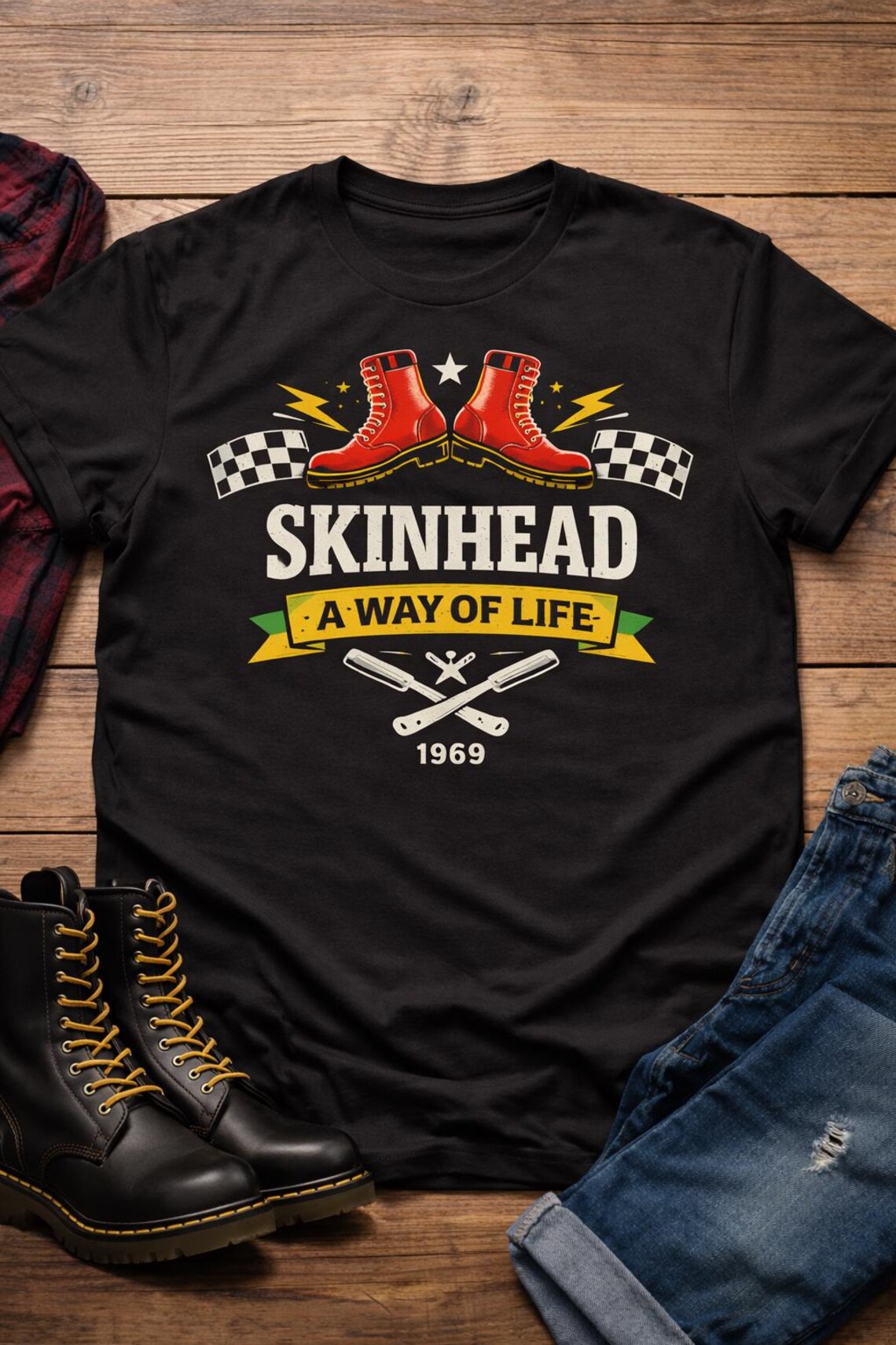 Camiseta Skinhead: Una forma de vida: espíritu de 1969, estilo reggae ...