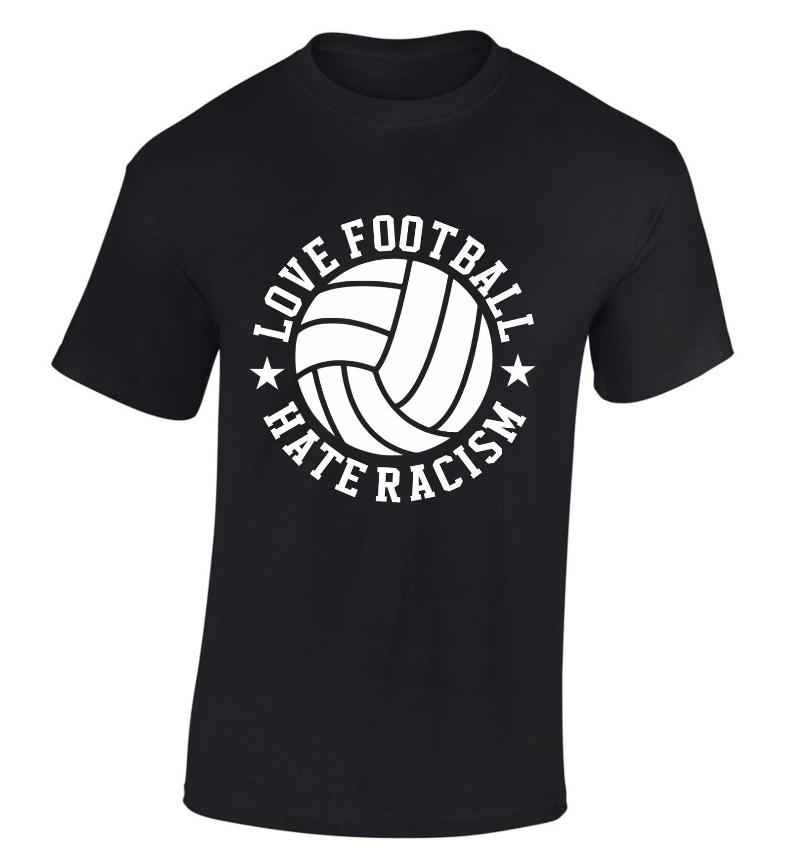 Love Football Hate Racism Tshirt Antiracist Etsy
