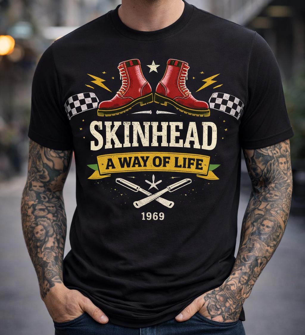 Camiseta Skinhead: Una forma de vida: espíritu de 1969, estilo reggae ...