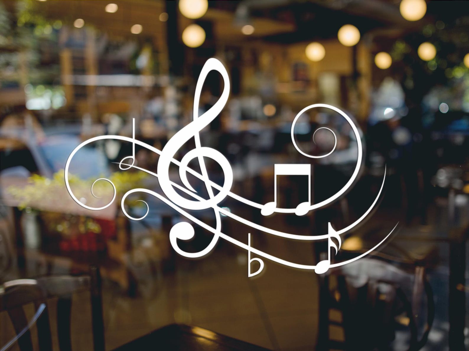 Music Notes Fans Music Notes Vinyl Decal Sticker Musician Wall Window Car Decal - Etsy