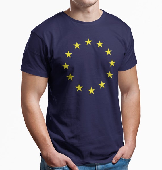 Europe EU T-shirt Flag Stars European Union Brexit S-XXL | Etsy New Zealand