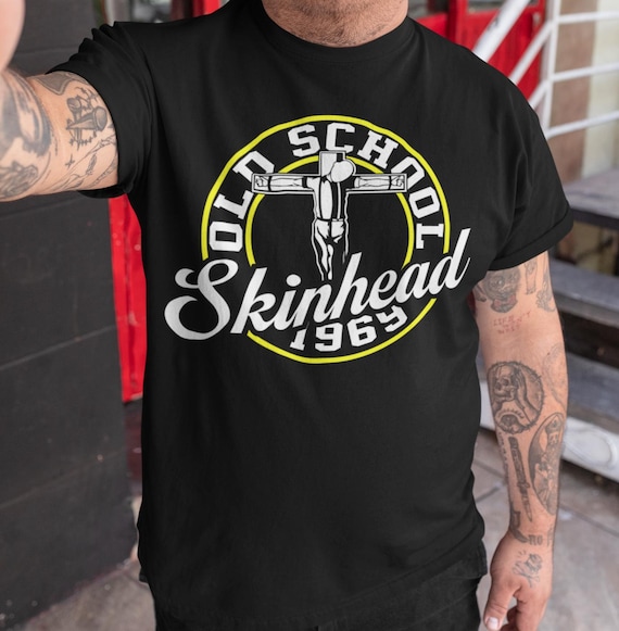 Old School Skinhead T-shirt Skin Head Punk Oi Ska Music 1969