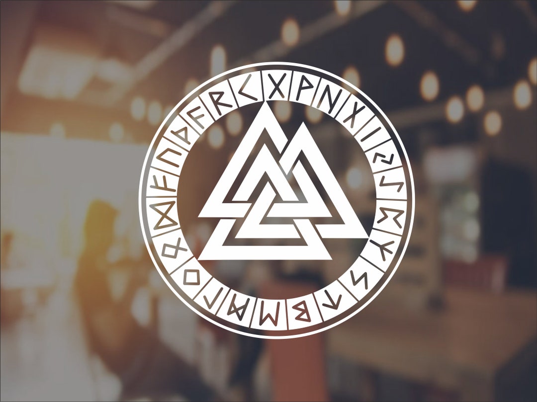 Akacha Set sticker alfabet letters labels viking rune runisch valknut