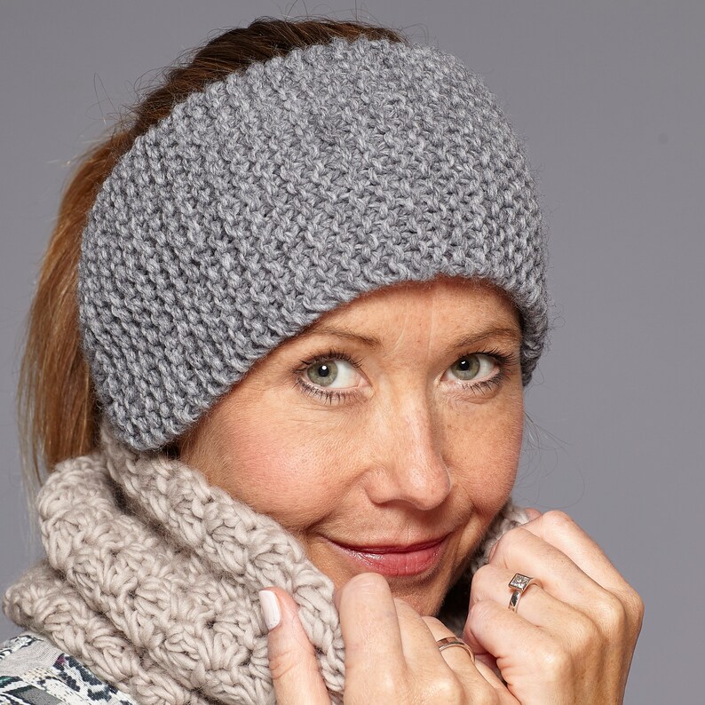 KNIT PATTERN / Loopy Headband / Easy Knit Pattern / Instant Etsy