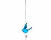 Blue bird dangle chime