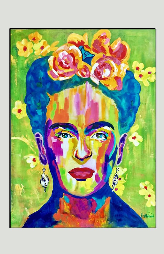 CANVAS FRIDA KAHLO IMAGE PICTURE Art Print POSTER