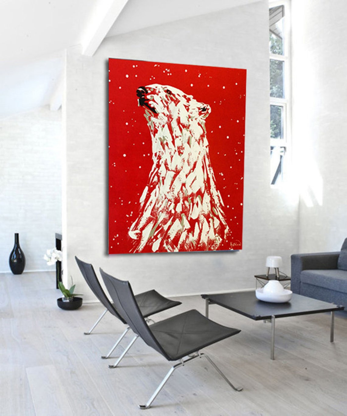 Polar Bear Bear Art Print Bear Print Bear Poster Bear Etsy