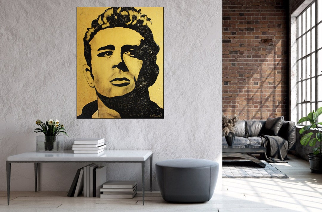 JAMES DEAN Print, James Dean Poster, Dean Large Print Wall Art, Prints
