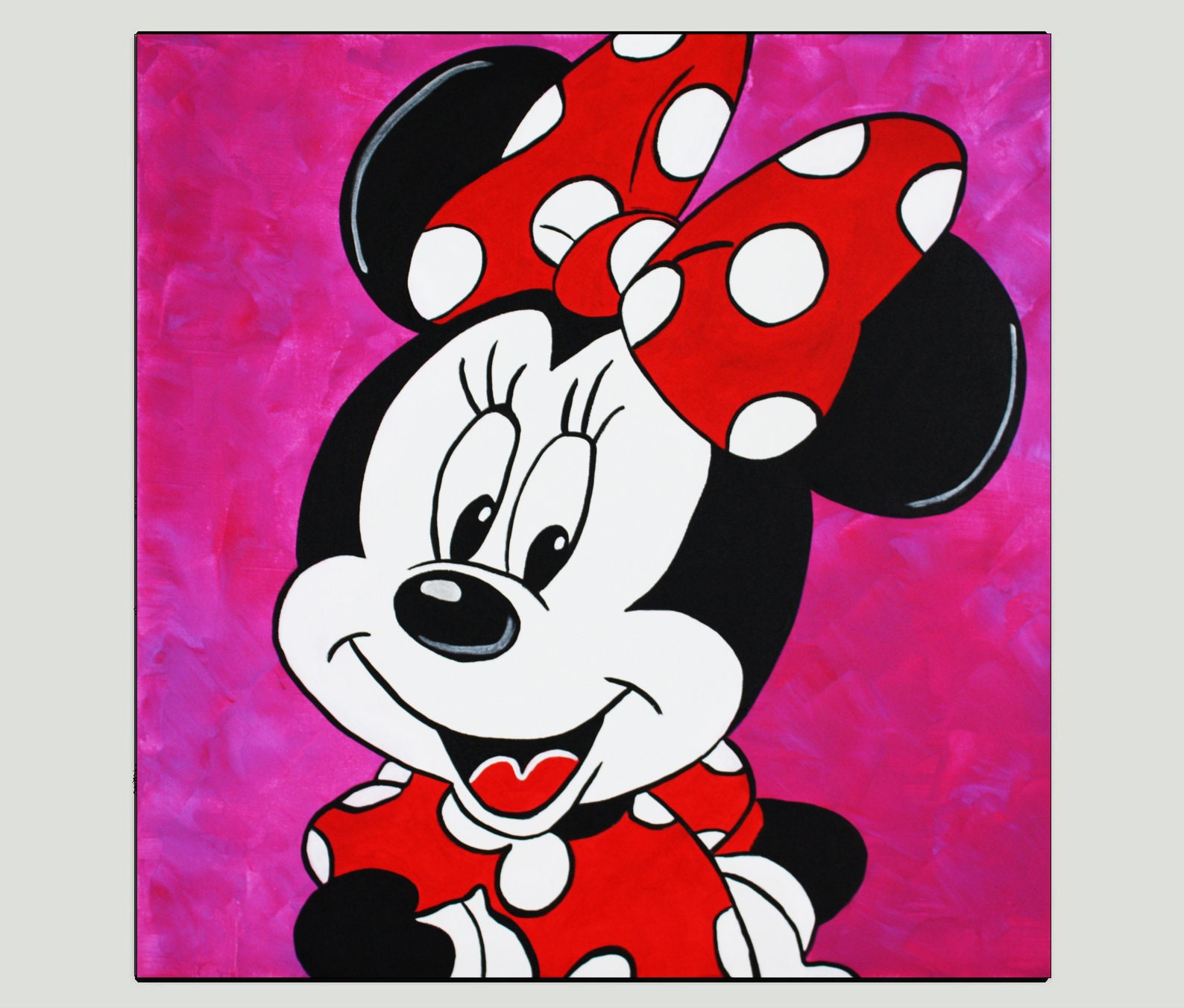 MINNIE Mouse Art Print Minnie Mouse Print Wall Decor Wall Etsy Australia