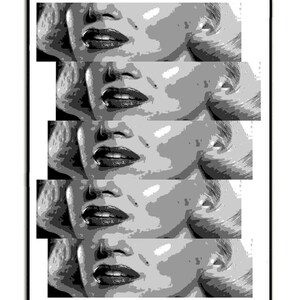 Marilyn Monroe Original Art Print Artwork Portrait Home - Etsy