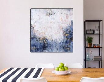 Blue Art Print, Abstract Wall Art, Abstract Canvas Art, Modern Art Print, Abstract Art Print, Marble Art Decor, Home Decor, Arts