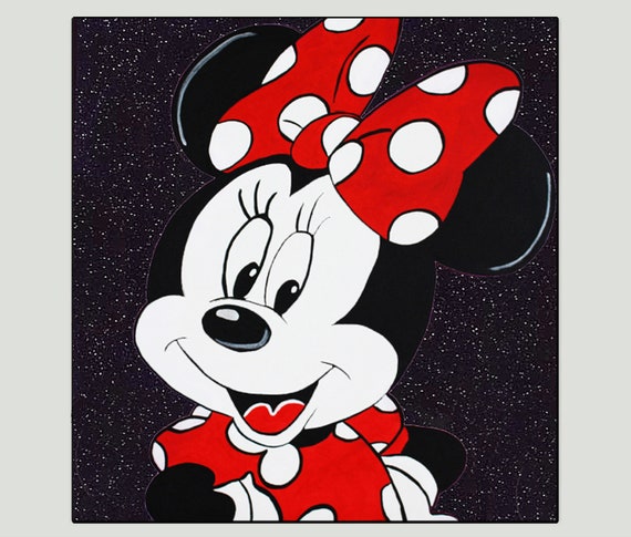 MINNIE Mouse Art Print, Minnie Mouse Print, Wanddekoration, Wandkunst,  Moderne Kunst, Geschenke, Geschenk für Sie, Pop Art, Home Office Dekor -   Österreich