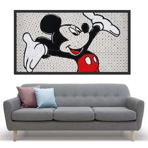 Mickey Mouse Canvas Wall Art Gift Ideas For Him/Her – CollagemasterCo