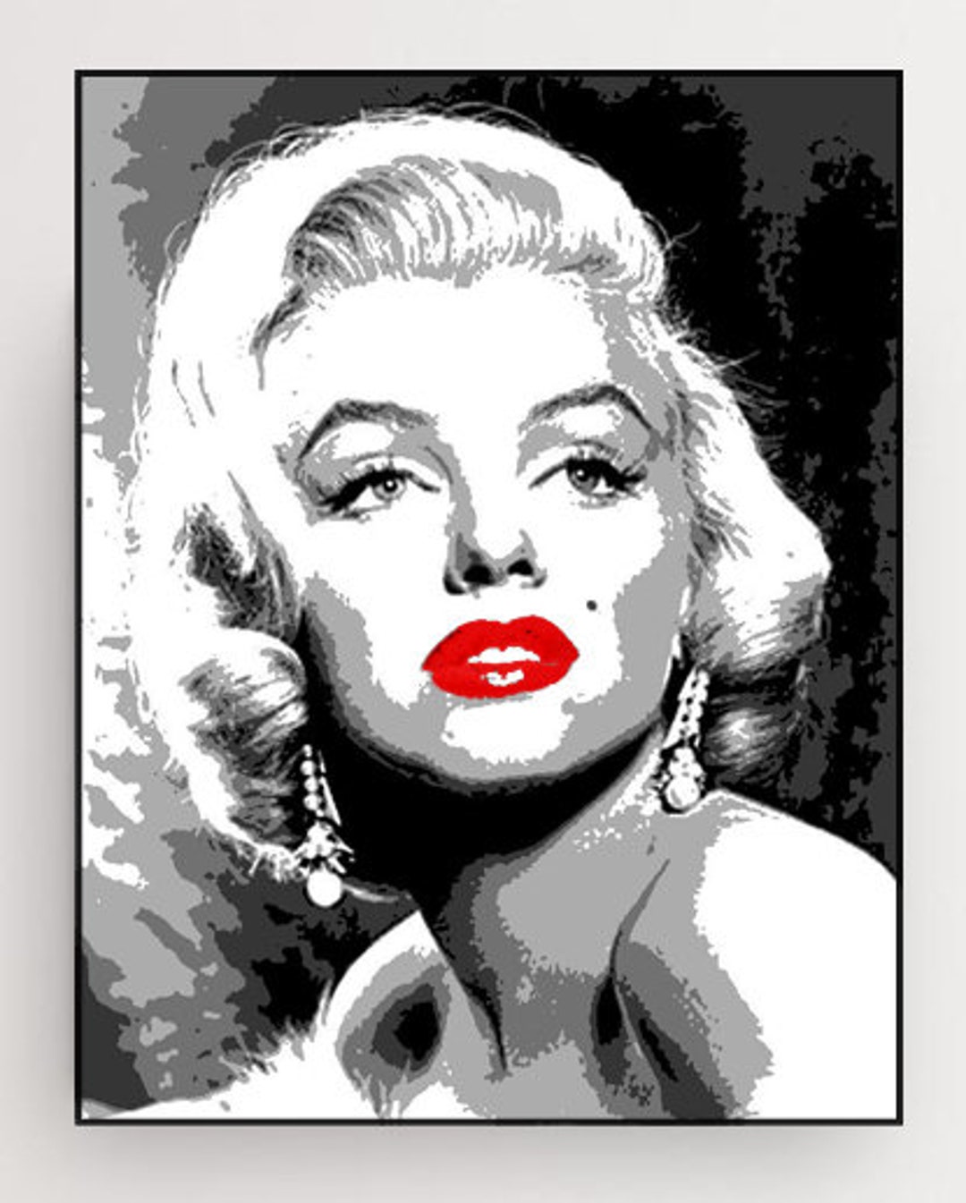 Marilyn Monroe Art Print, Marilyn Monroe Print, Modern Art Print, Wall