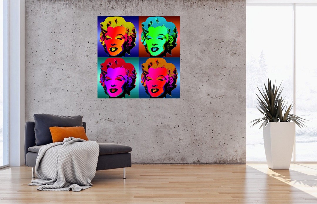 MARILYN MONROE Metal Print Art, Metal Print Art, Modern Metal Print