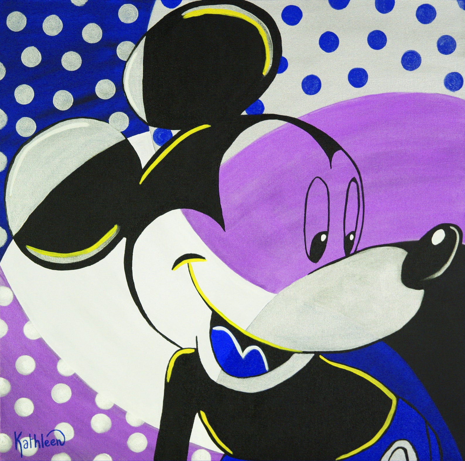 Mickey Mouse Art Print Mickey Mouse Art Wall Decor Wall - Etsy