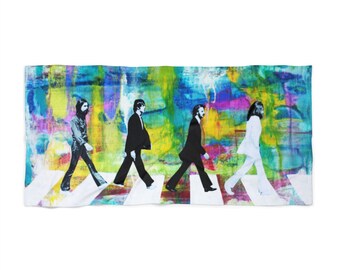 The Beatles kitchen towels Shower gift. The Beatles pot holder Wedding gift Ready to ship The Beatles hand towels & pot holder set